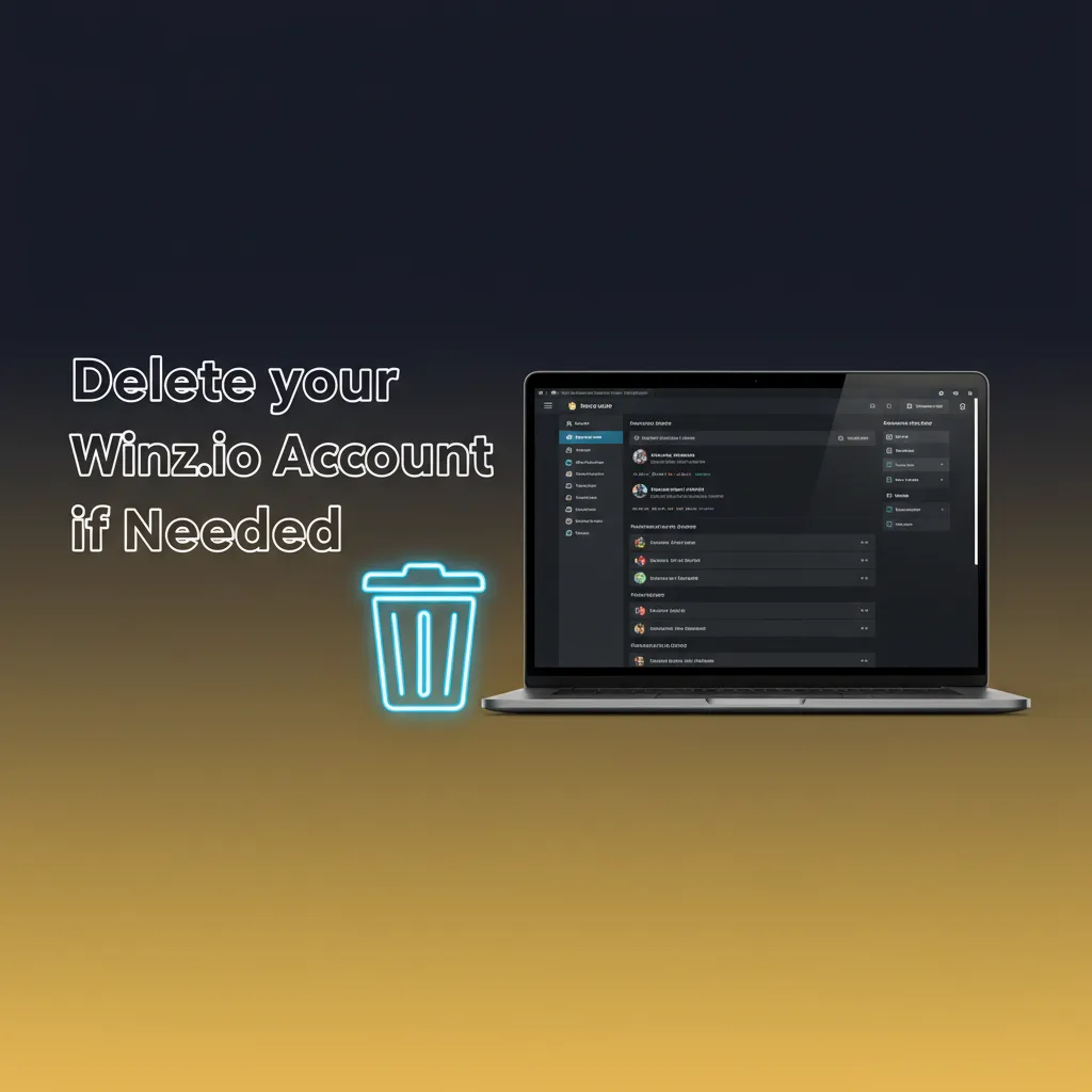 Winz.io account deletion guide: open support, verify identity, withdraw funds, request permanent deletion or cooling-off.