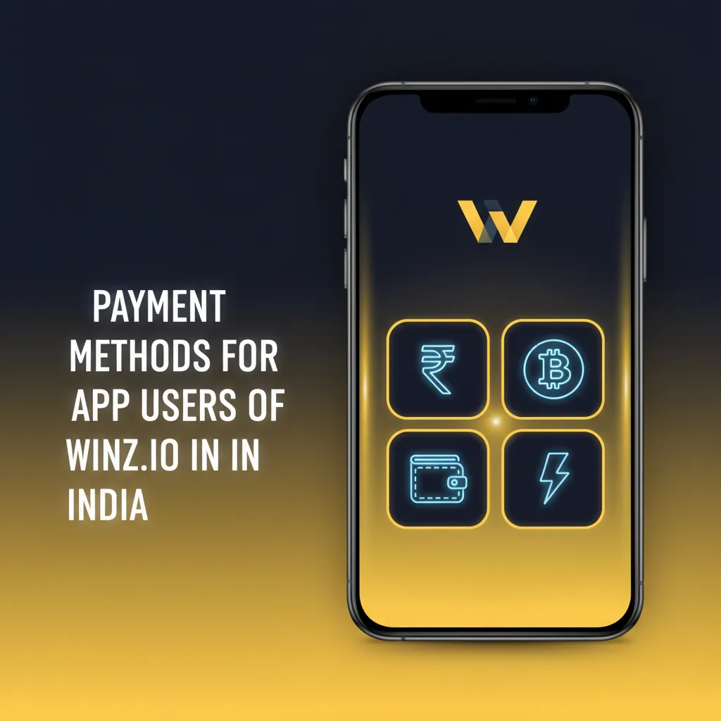 Winz.io India mobile app payments: crypto, cards, wallets. Deposits from ₹500, withdrawals from ₹1,000, max up to ₹5,00,000.
