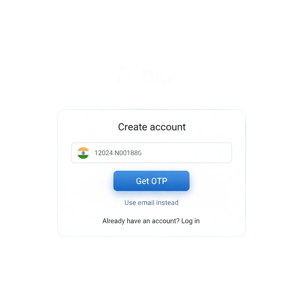 Winz.io registration, login, and verification on web and app; 24/7 support; 100% free sports bet up to ₹10,280 for India.