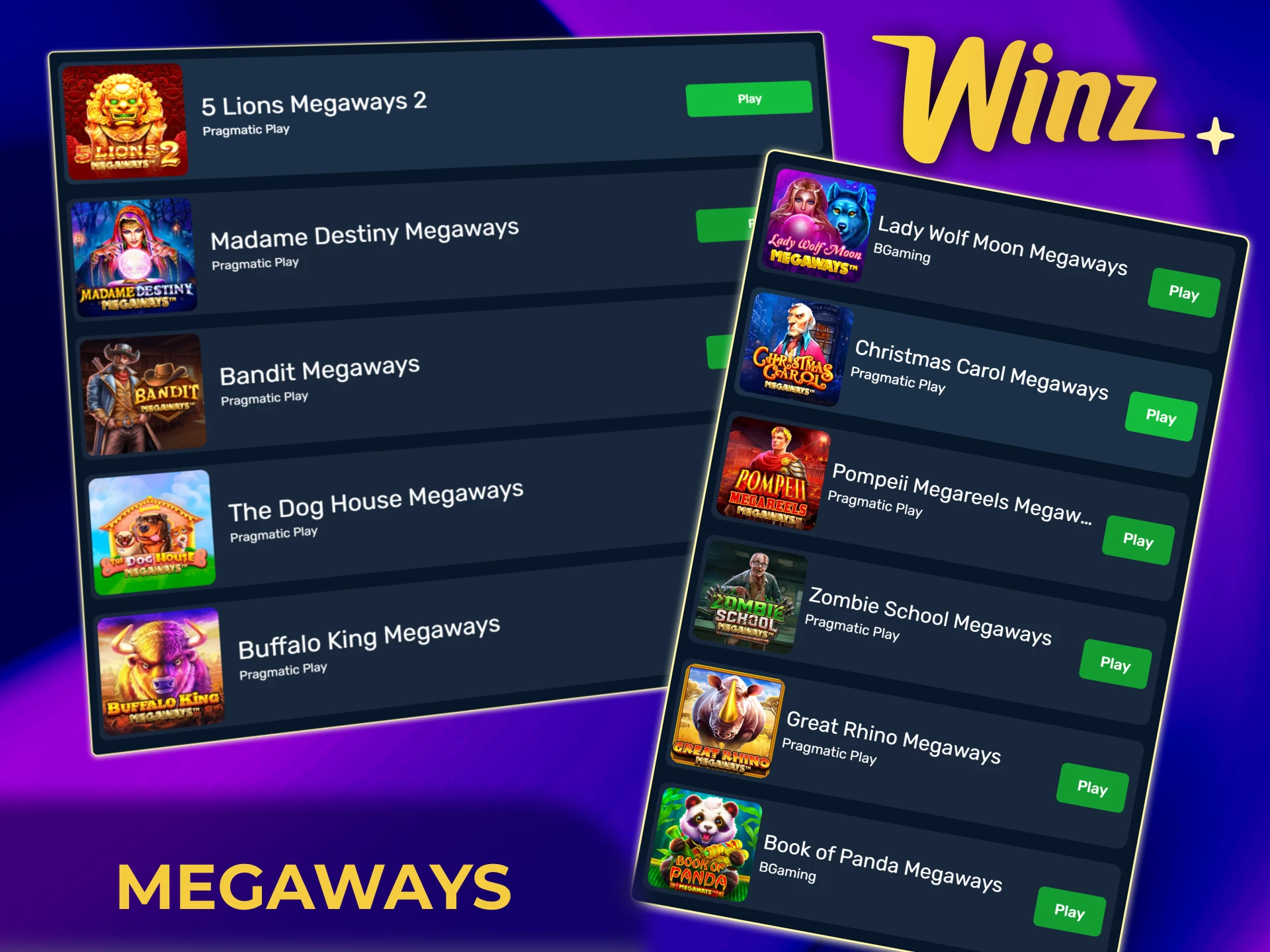 Play Megaways slots with dynamic reels and multipliers on the official Winz India platform.