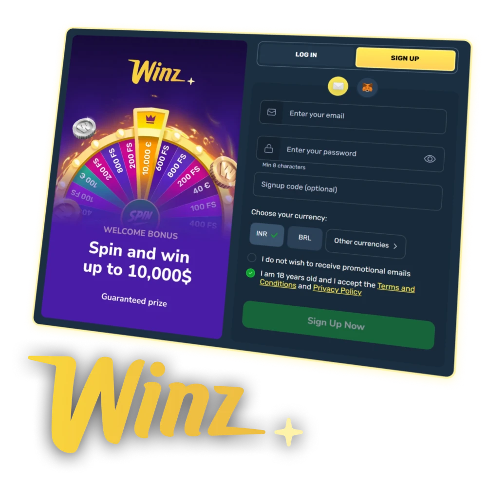Register, log in, and verify your account on the official Winz website or mobile app for safe betting and casino access.